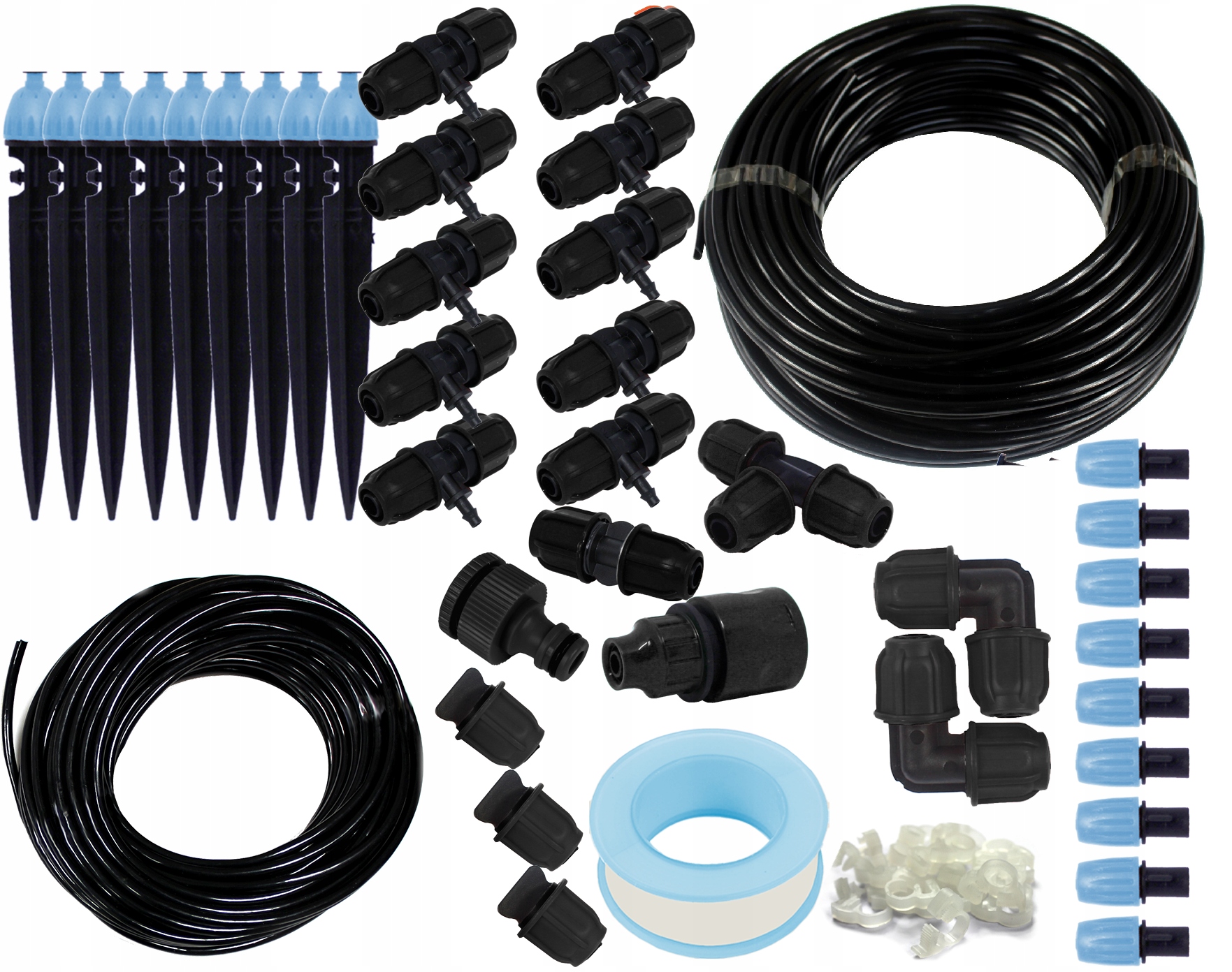 КОМПЛЕКТ ДЛЯ ПОЛИВУ САДОВИХ РОСЛИН ШЛАНГ 34 ELEM 20M + БЕЗКОШТОВНО