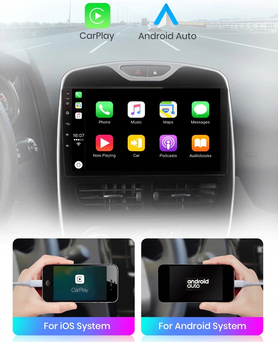 Radio Android 12 RENAULT CLIO 4 GPS WiFi PL 4/64Gb Rodzaj akcesoryjny