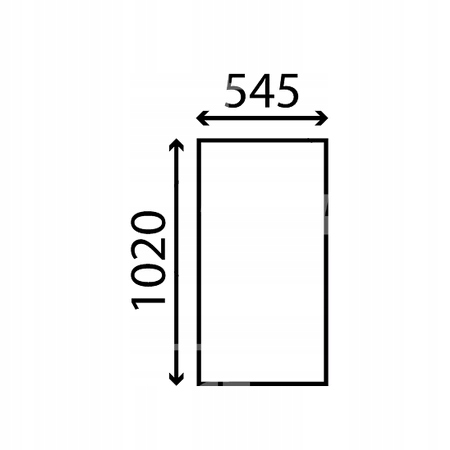 sklo teleskopický nakladač Jcb dveře 827/30510