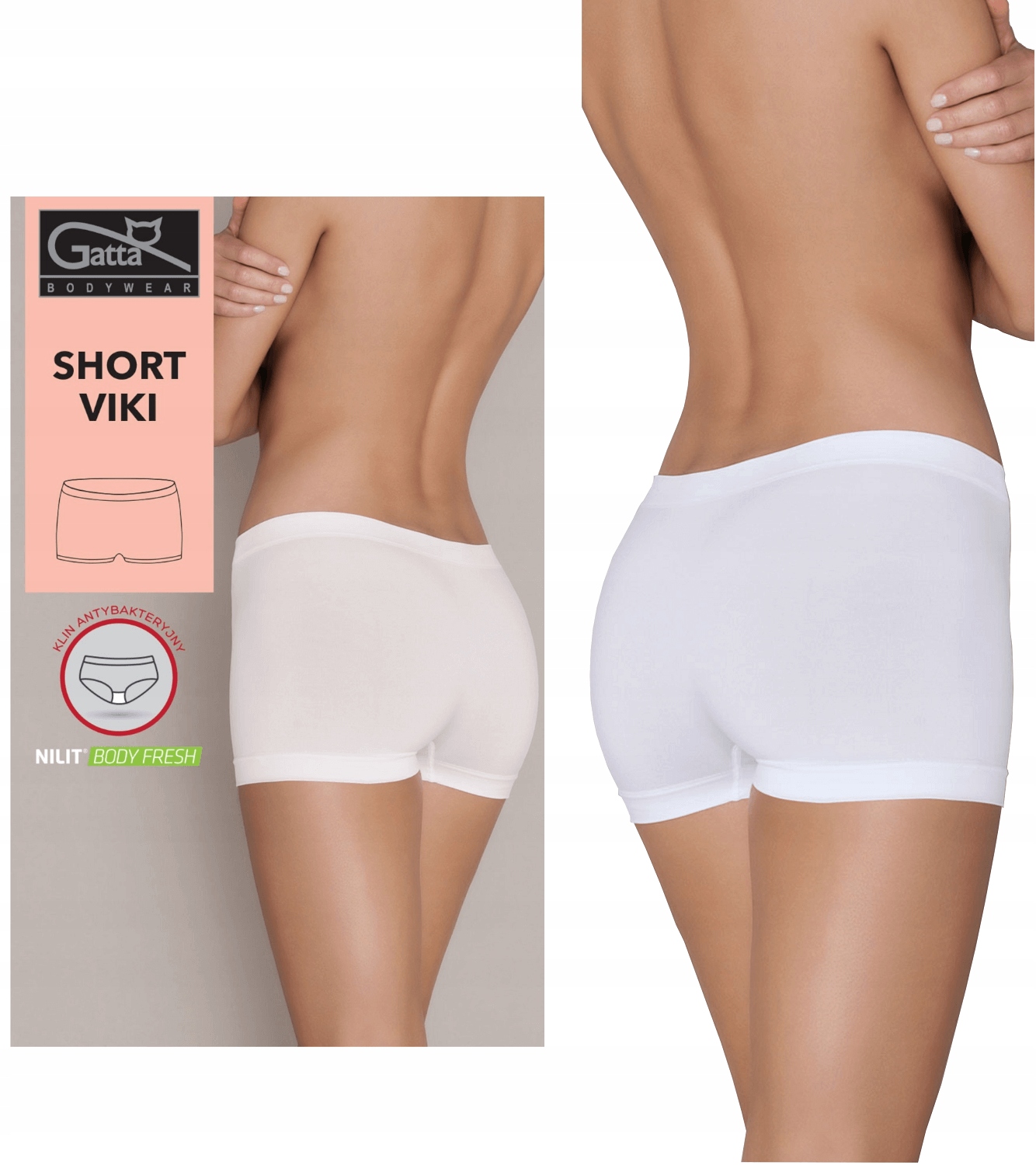 

Szorty damskie Viki Gatta Biały L