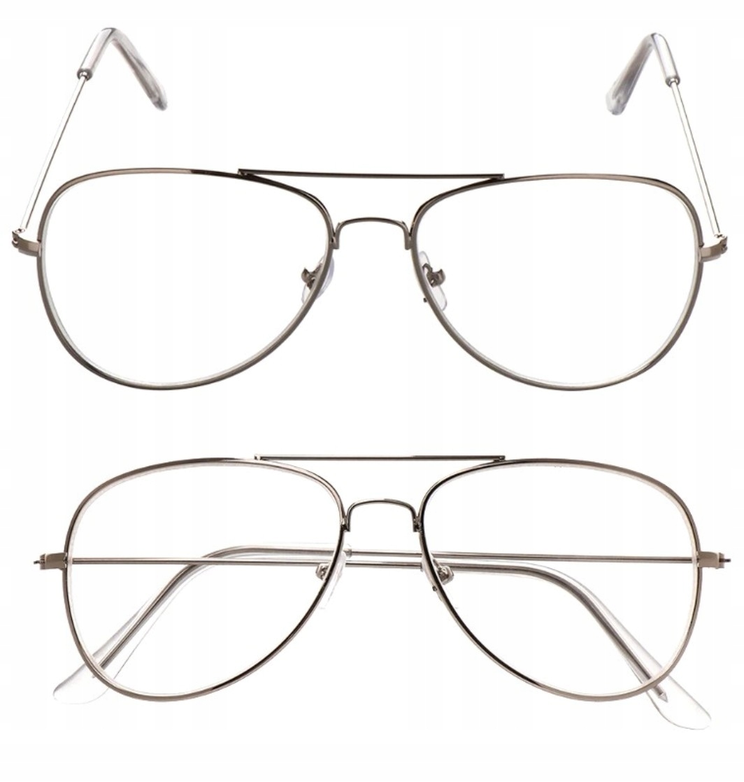 

Męskie aviatorki pilotki zerówki Okulary oprawki