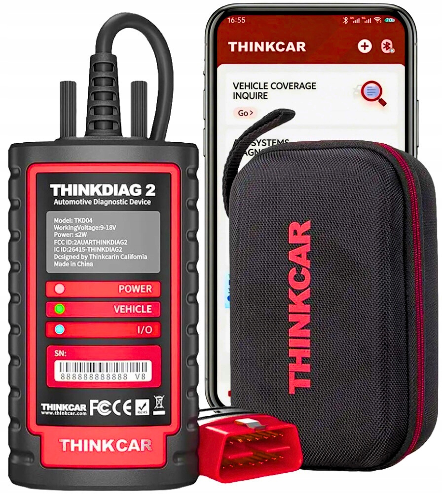 Tester Diagnostický Skener OBD2 Thinkdiag 2 Can Fd Software Poľština