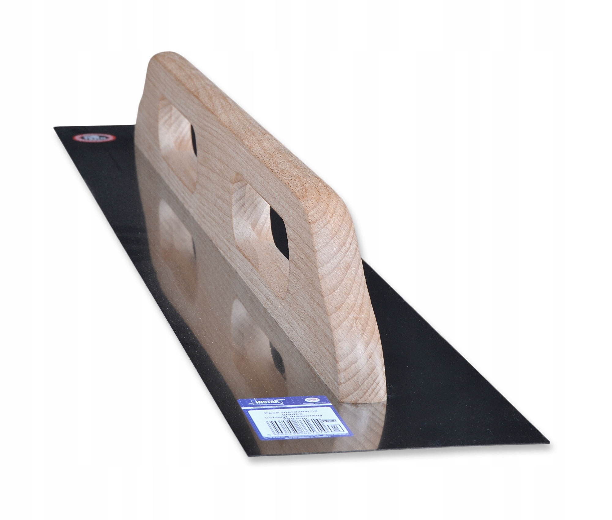 PACA NIERDZEWNA GŁADKA 130 x 780 MM UCHWYT DREWNIANY - INSTAR