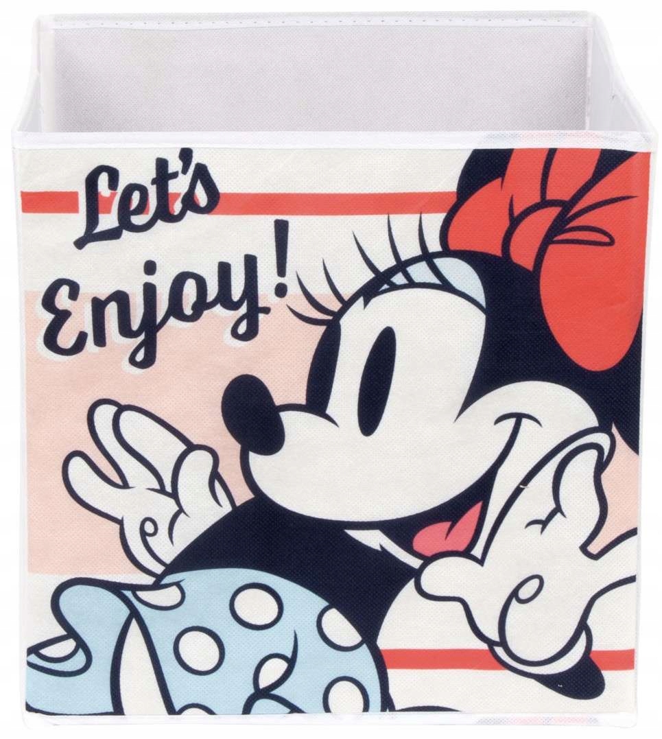 

Materiałowy Pojemnik Na Zabawki Myszka Minnie