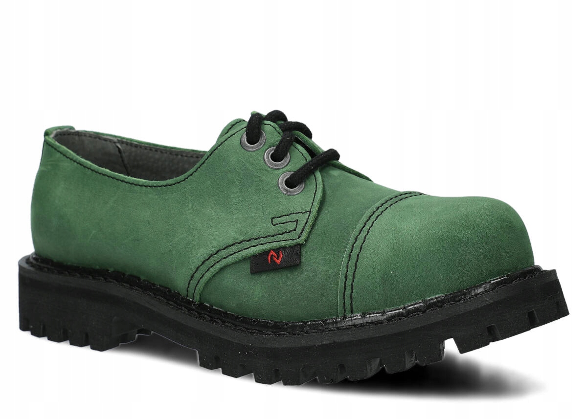 Nagaba 3H Zelené Kanady Dámské Kožené Steel Nose Velikost 40