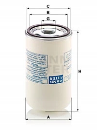 MANN-FILTER LB 719/2 FILTR SEPARATORA OLEJU Marka Mann-Filter