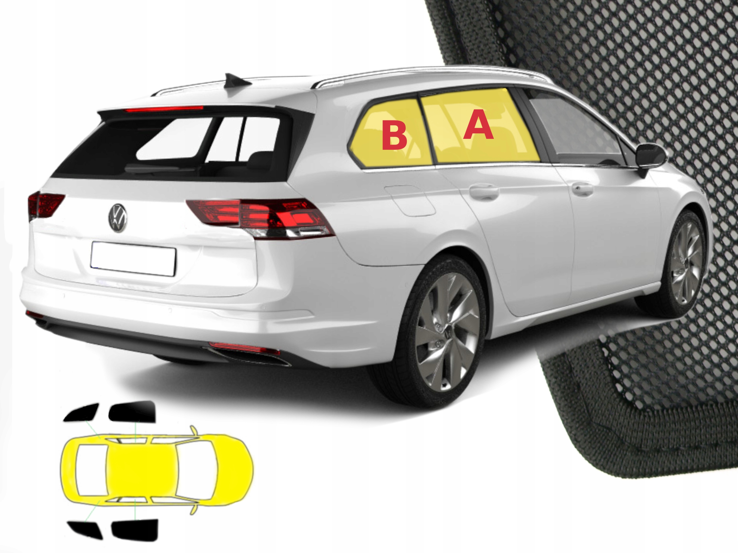 

Zasłonki przeciwsłoneczne do Vw Golf VIII 8 kombi