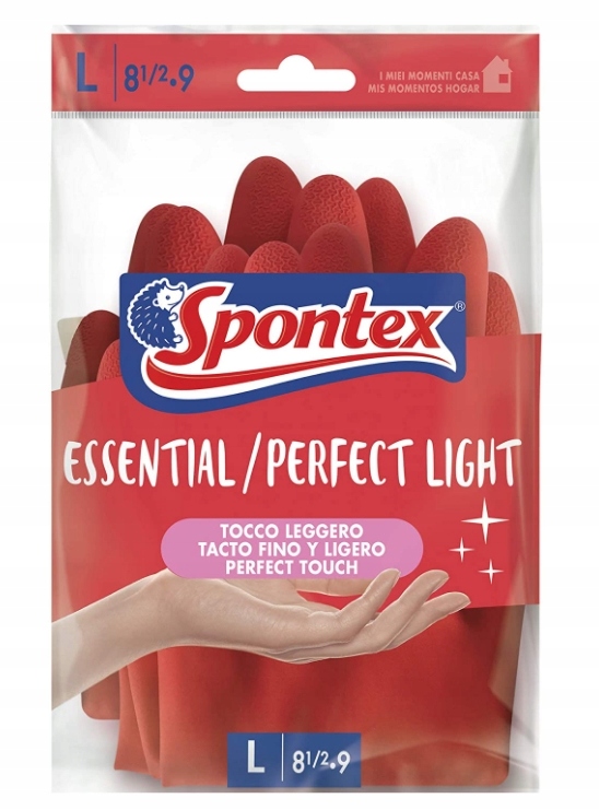 Levně 6 x Spontex, Domácí rukavice, velikost L, 2 páry