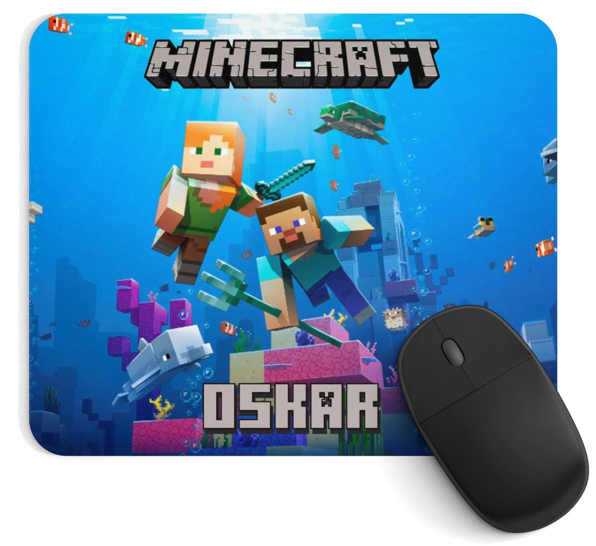 

Podkładka pod mysz Imię Minecraft aquatic