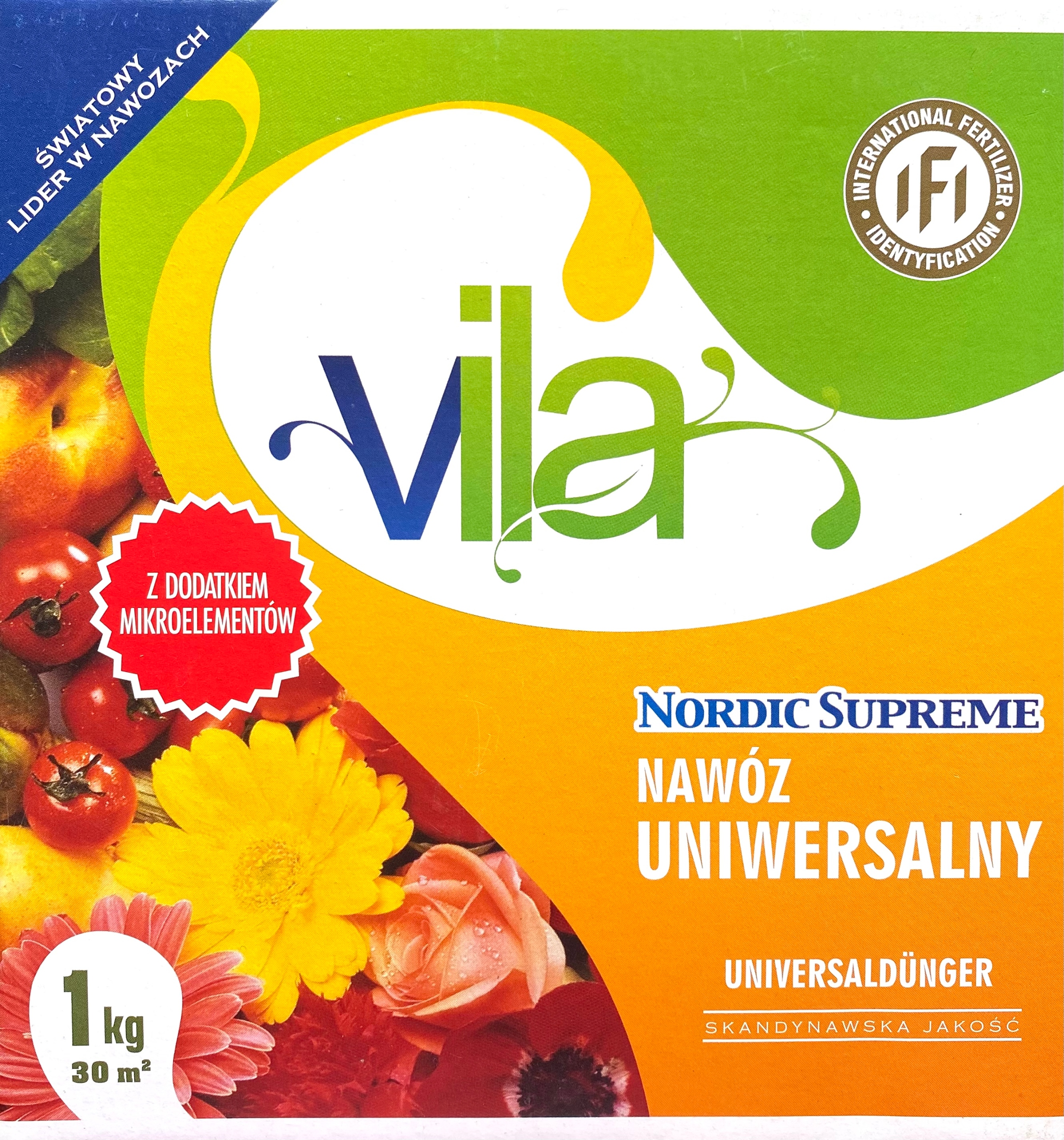 

Nawóz Uniwersalny 1KG na 30m2 Vila