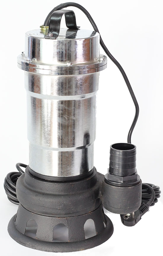 Pompa do wody brudnej szamba niklowana bez pływaka