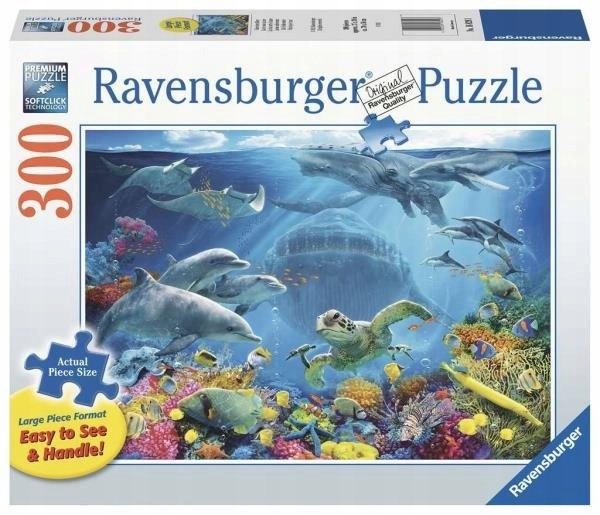 

Puzzle dla 8 Latki Układanka 300 Podwodne Życie