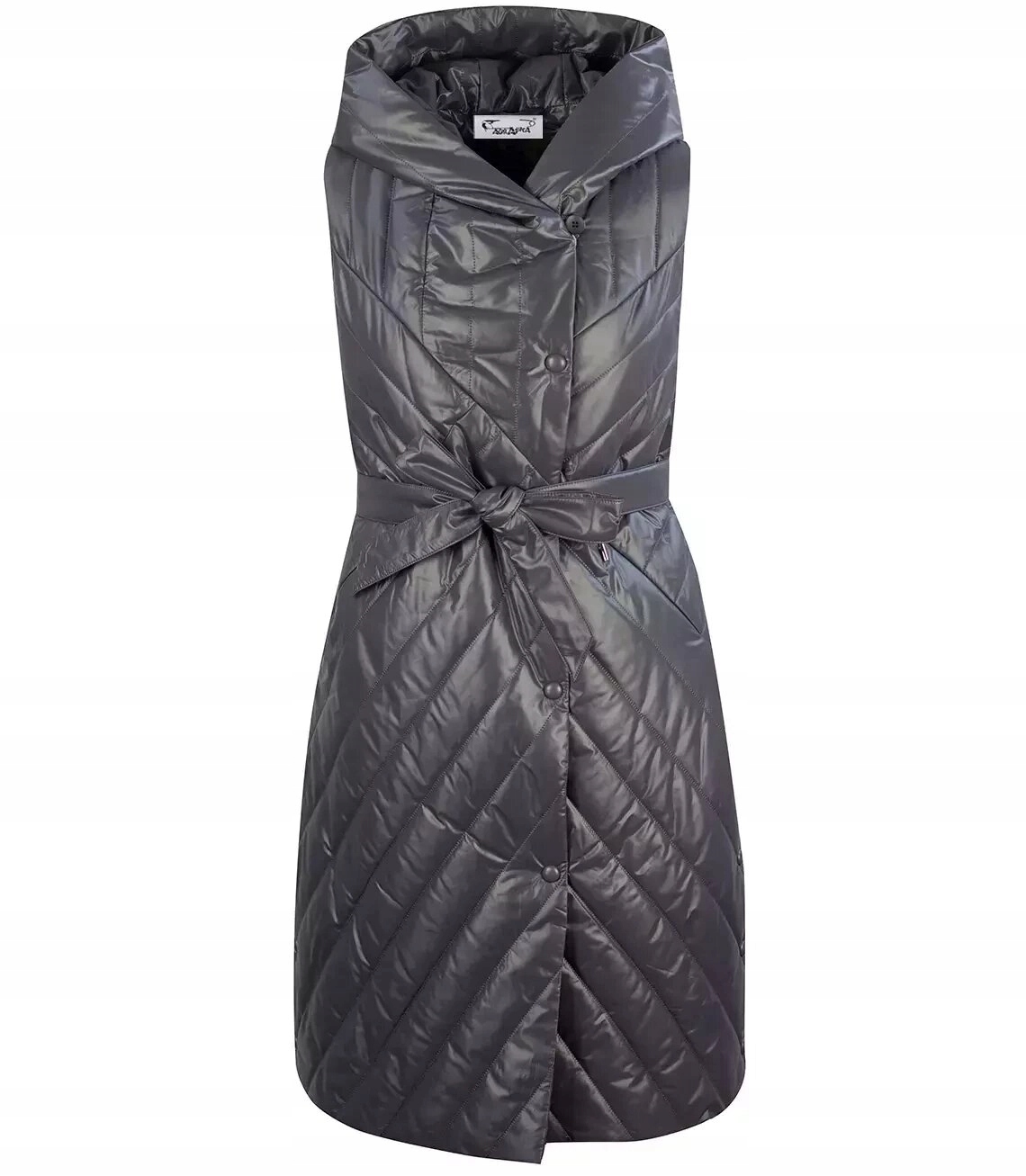 Dlouhá dámská Vesta vesta se zavazováním 40