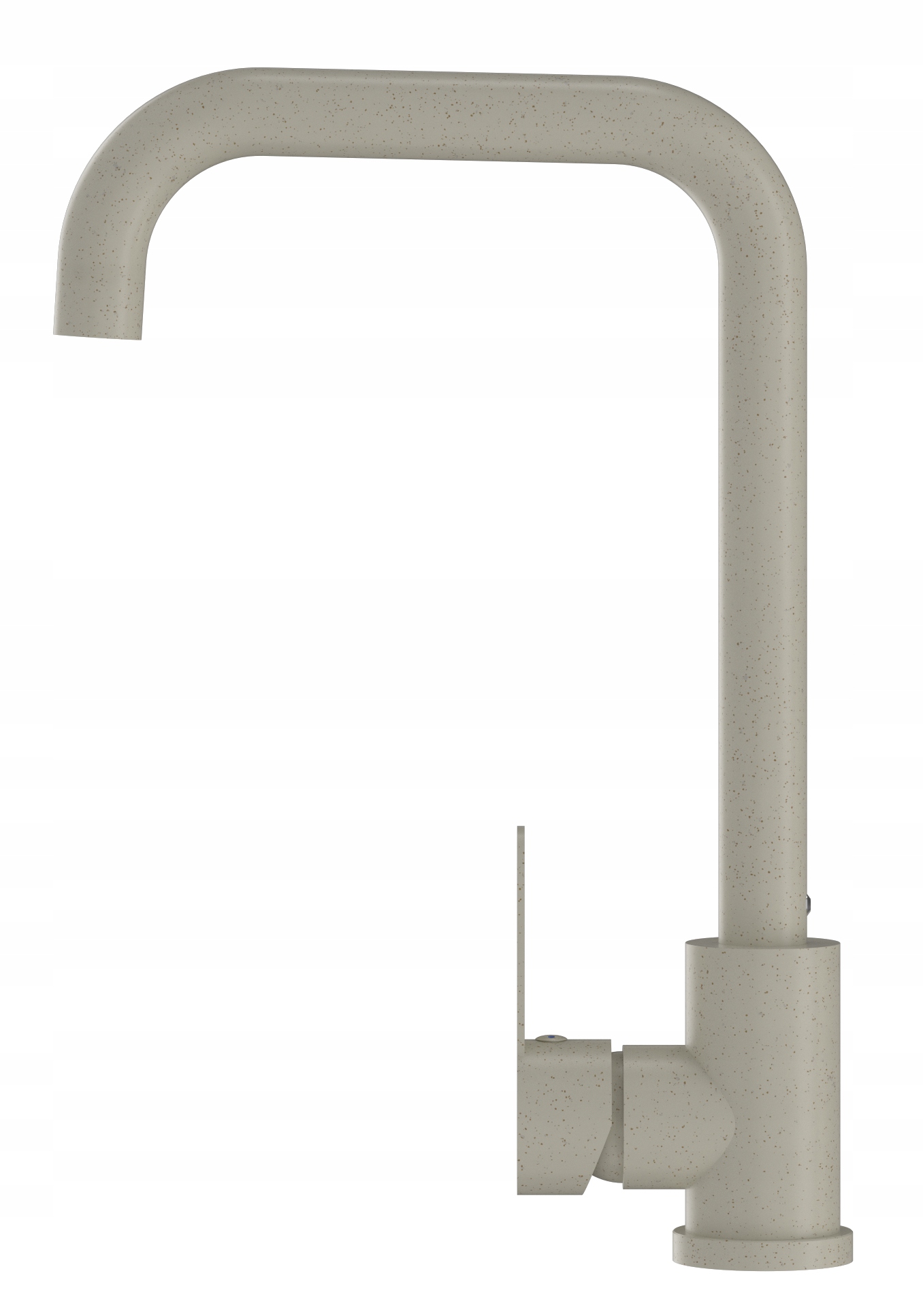 Kuchyňská Baterie Béžová Dřezová Baterie Steel Jednoduchá, Zaoblená