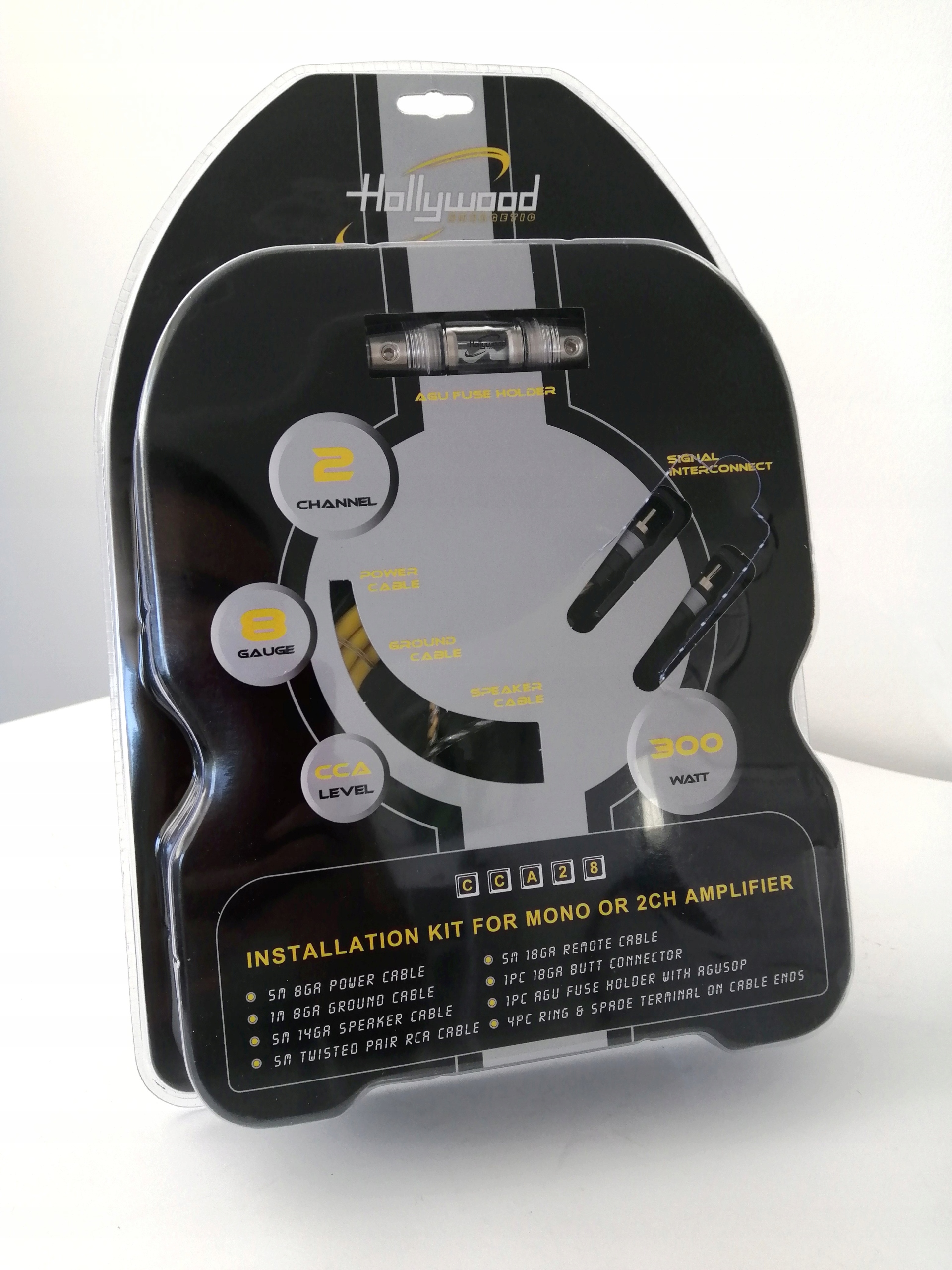 Sada Kabelů Pro Zesilovač Cca 28 Hollywood 8,5 MM2