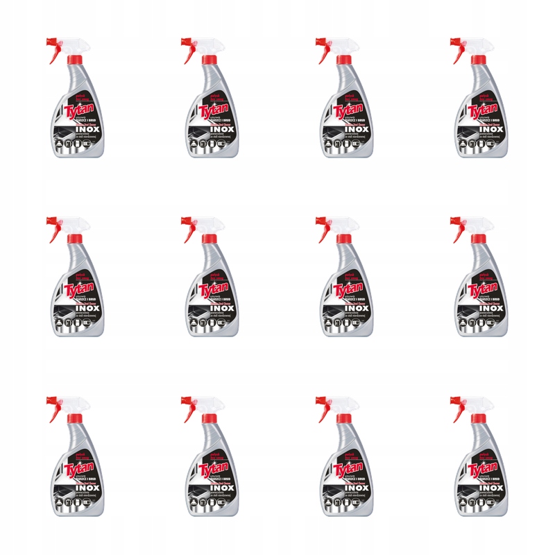 Tytan Inox sprej na nerezovou ocel a chrom 500 g X12