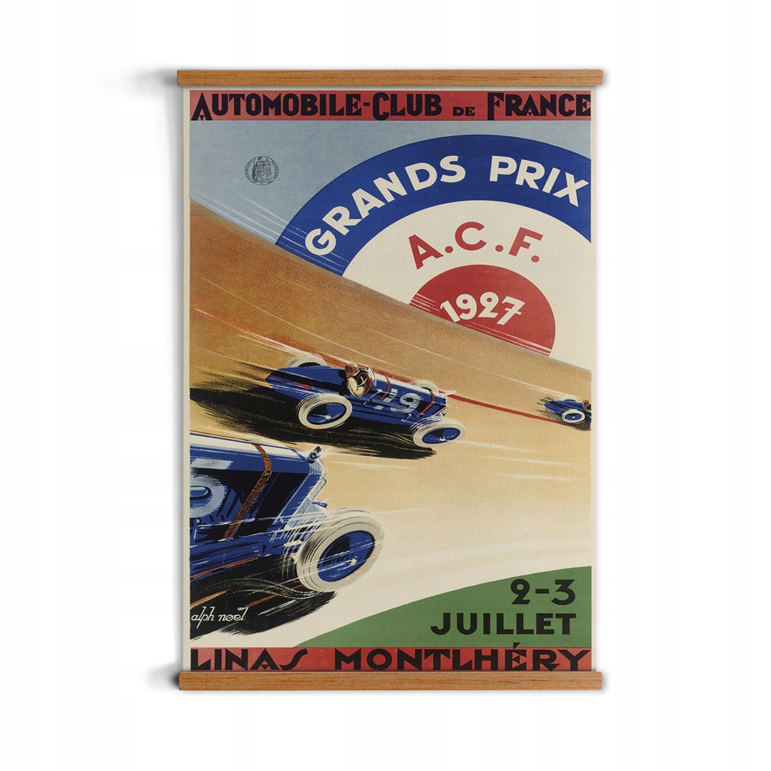 grafika v rámečku 27 Grand Prix Francie do pokoje A1