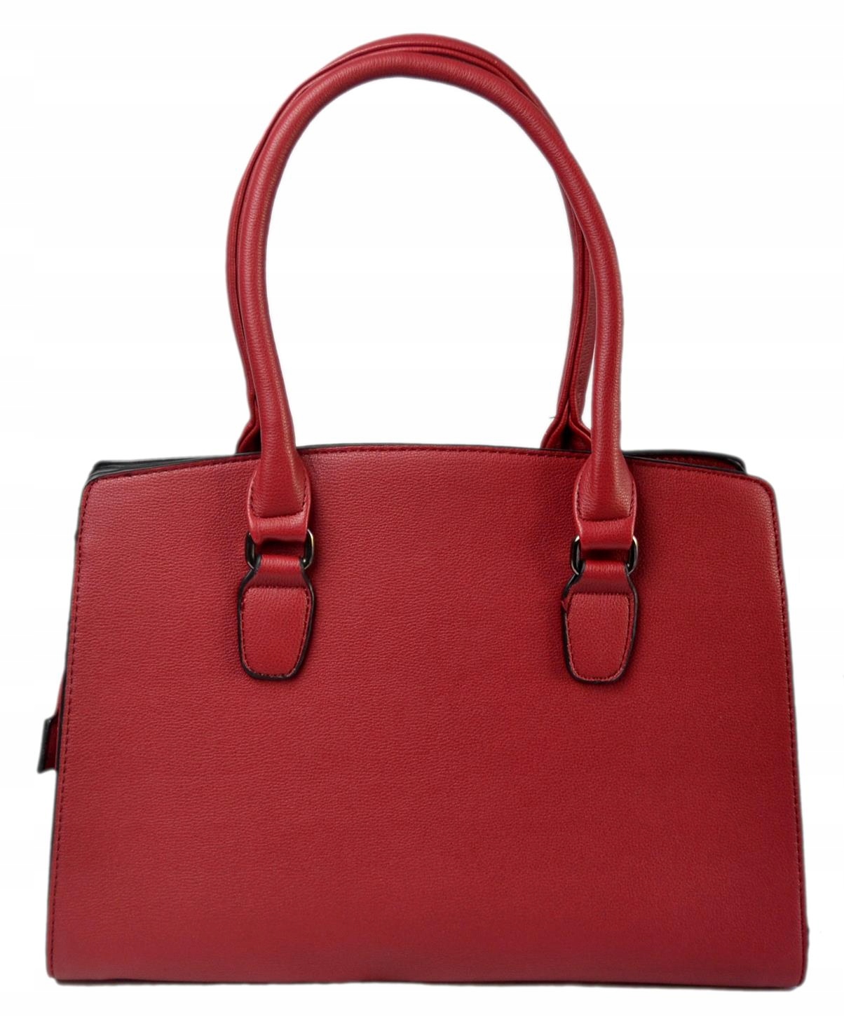 Torebka damska GALLANTRY czerwony kuferek skóra ekologiczna Kolor czerwony