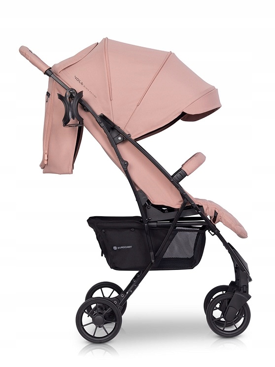 Wózek spacerowy VOLT Black Edit ! Langust ! Kolor Odcienie różu