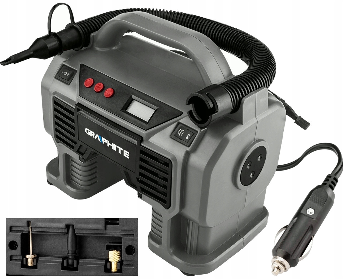 

Graphite Kompresor Pompka 12V+18V Energy+ 58GE113