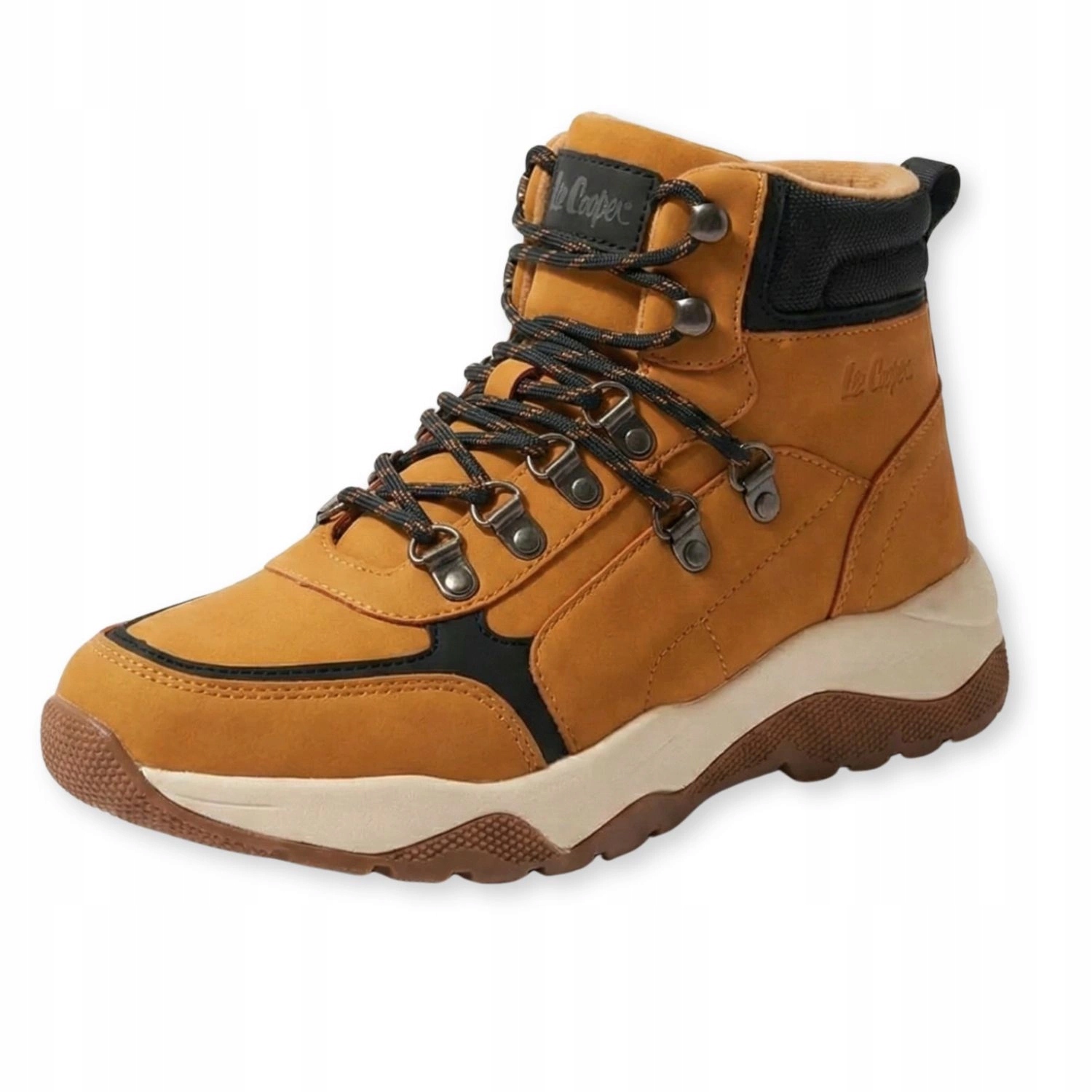 Dámské boty Lee Cooper, zateplené, hnědé zimní boty, velikost vel.