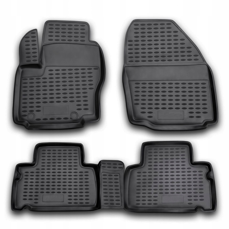 Gumové autokoberce Novline Ford S-Max 2006-2015 (kul. fixace, rozteč fixací