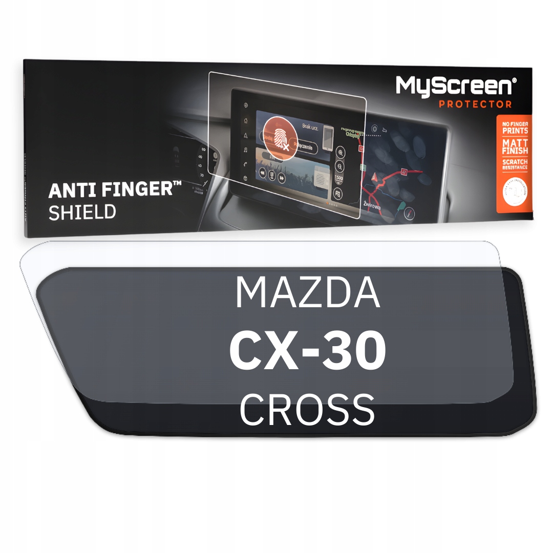Matná fólie pro Mazda CX-30 Cross 2019 10,25" MyScreen Anti Finger