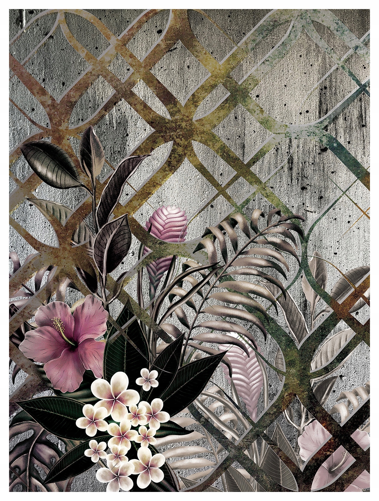 Fototapeta Květy ibišku Tropický ráj Elegance 184x254 lepidlo