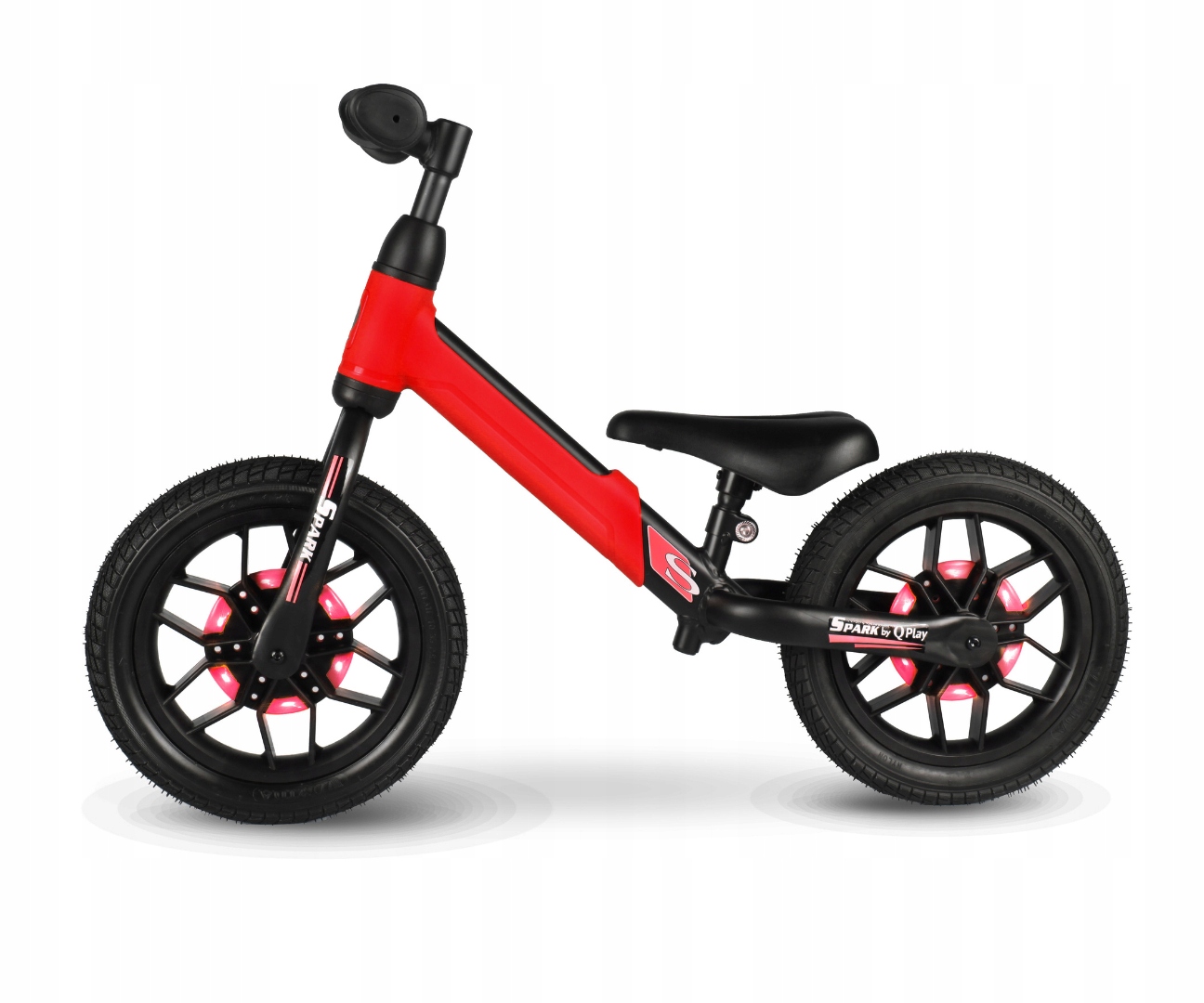 Qplay Rowerek Biegowy Spark Regulacja Wysokości Siodełka Kierownicy Led