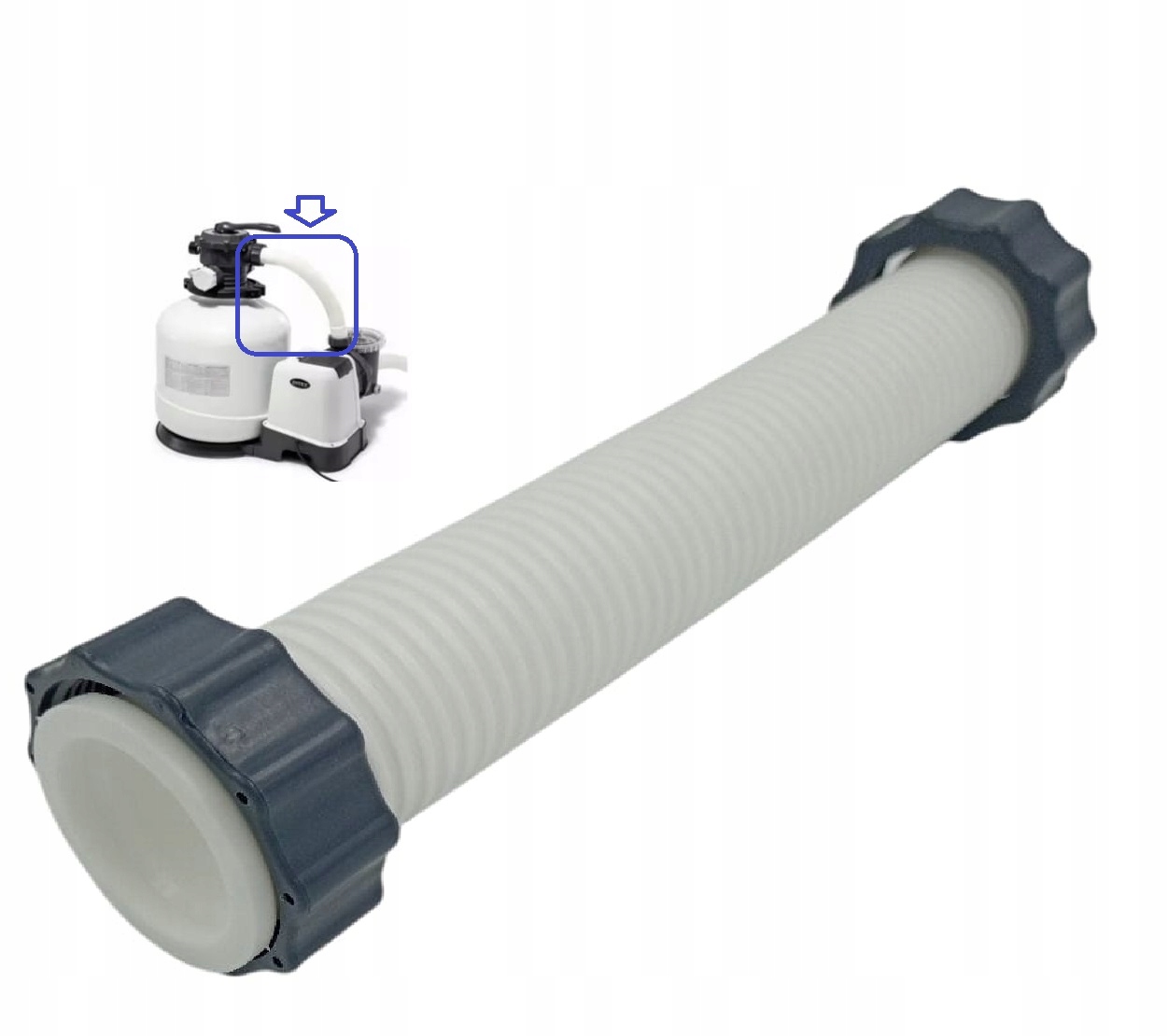 Spojovací hadice pro pískové čerpadlo Intex 26652 26652GS SX3200 SF60220-2