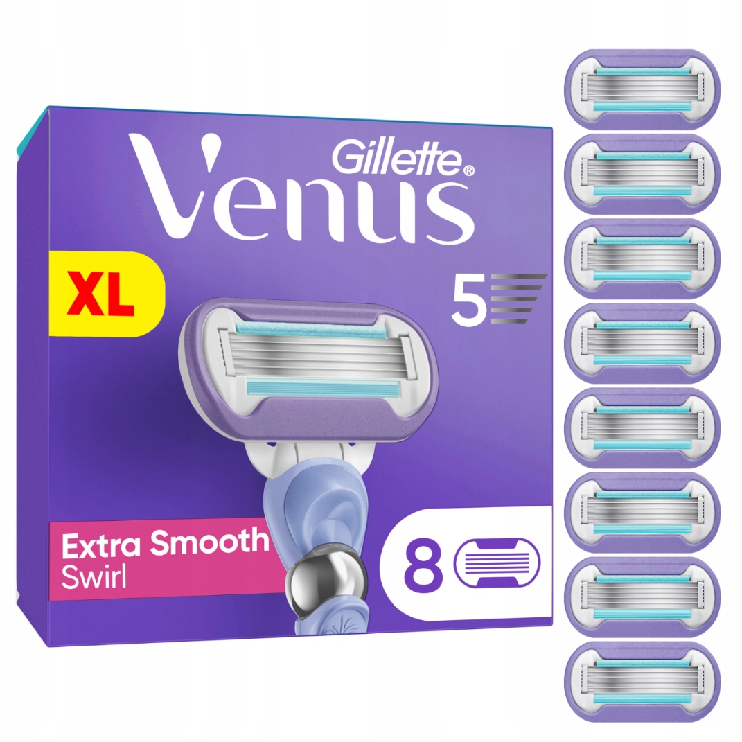 Gillette Venus Swirl Extra Smooth 5 čepelí balení náplní XL 8 ks