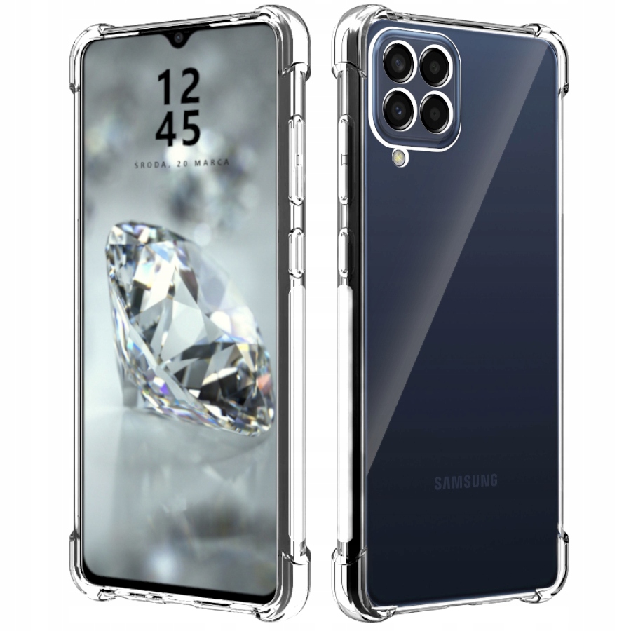 

Etui Do Samsung M33 5G Pancerne Przeźroczyste Case