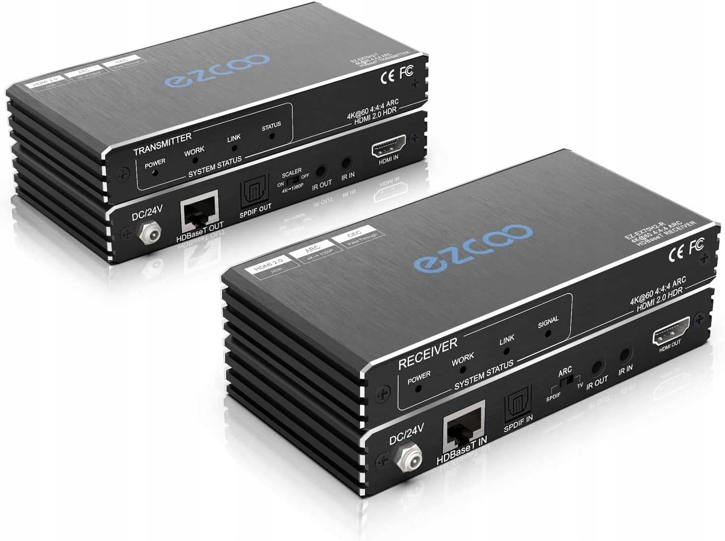 Ezcoo Hdmi Arc Extender 4K 60 Hz EX70H2 (Prodlužovač Hdmi Arc signálu)