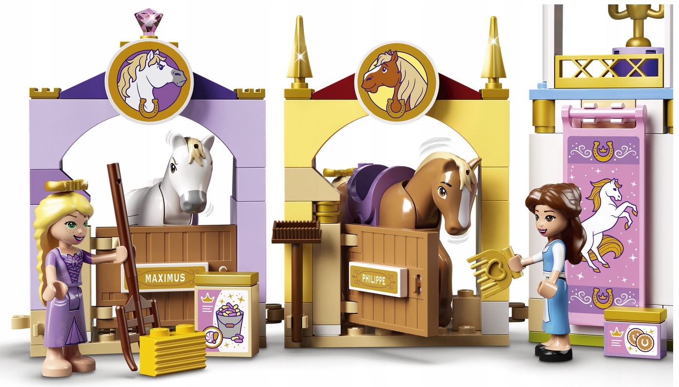 LEGO 43195 DISNEY KRÓLEWSKIE STAJNIE BELLI I ROSZPUNKI Wiek dziecka 5 lat +