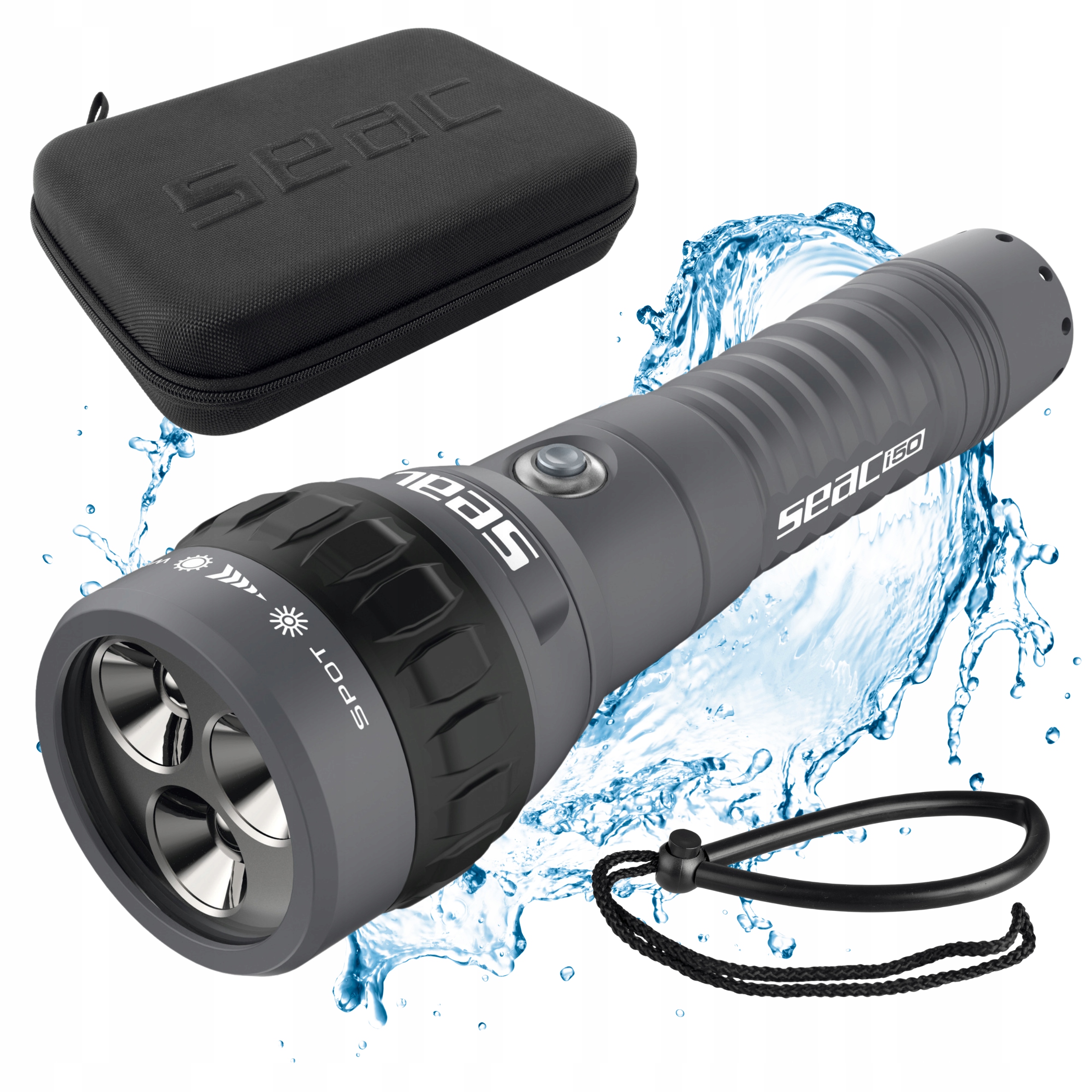 Akumulátorová potápěčská svítilna s regulací Seac a 50 2600 lm