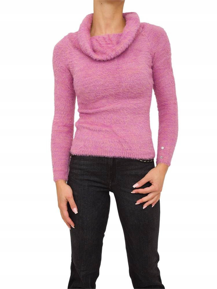 Guess Fialový Svetr Dlouhý Rukáv (M)