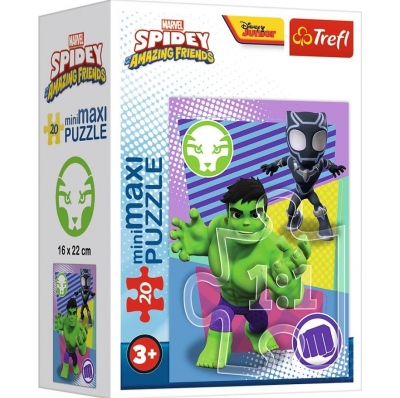 

Puzzle Trefl 20 miniMaxi-Niesamowity Spidey 4 (211