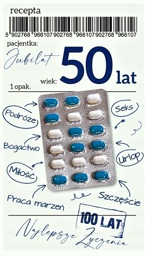 

Śmieszna Kartka na 50 Urodziny dla Mężczyzny
