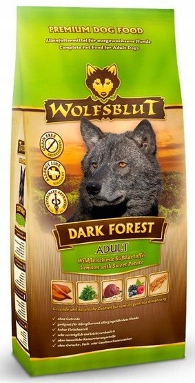 Levně Wolfsblut Dog Dark Forest – zvěřina a batáty 12,5 kg