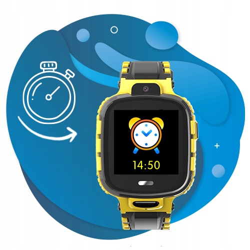 SMARTWATCH DLA DZIECI CALMEAN ACTIVE +GRATIS Kolor żółty