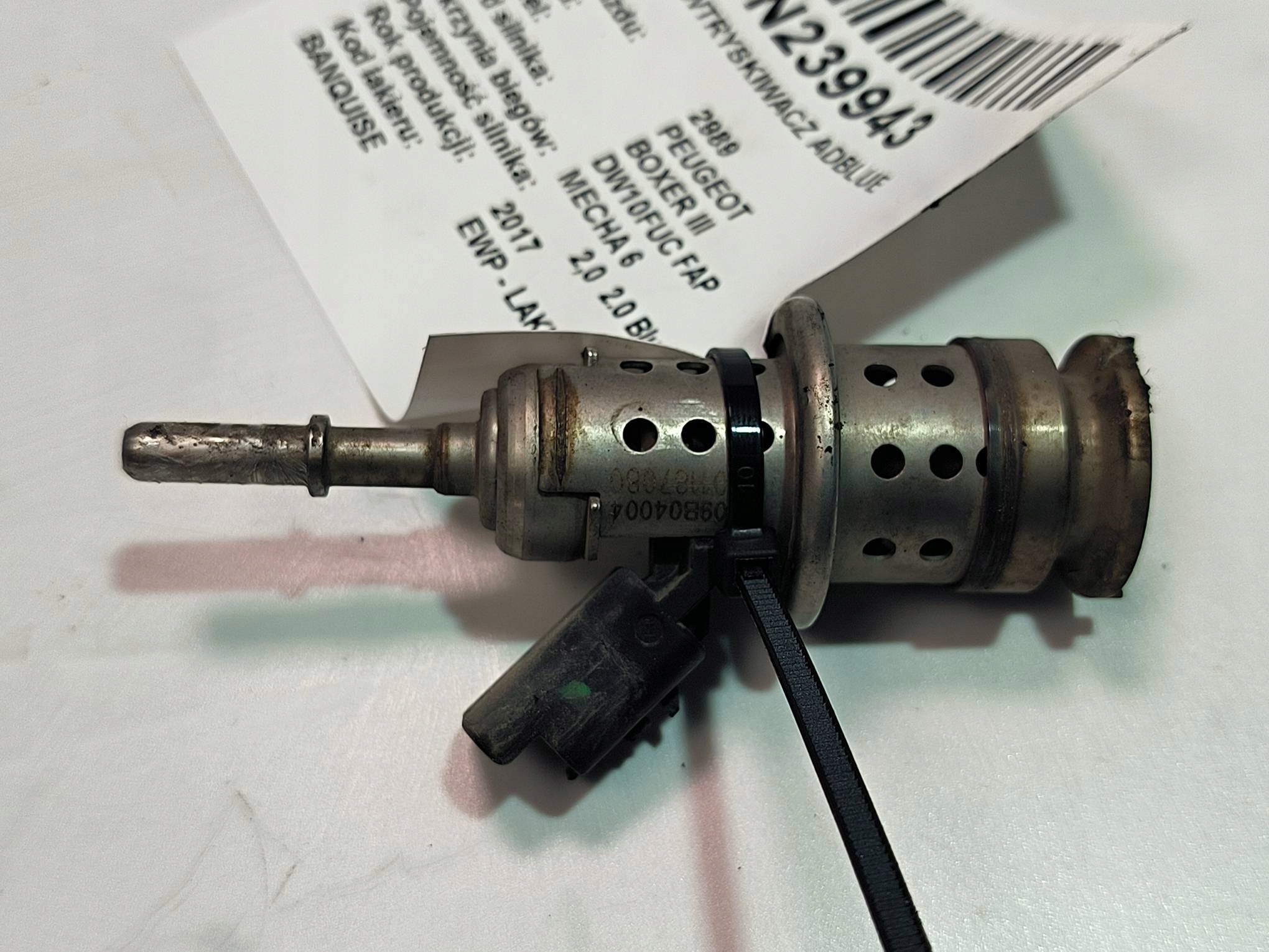 injector ADBLUE 9801187080 PEUGEOT BOXER III