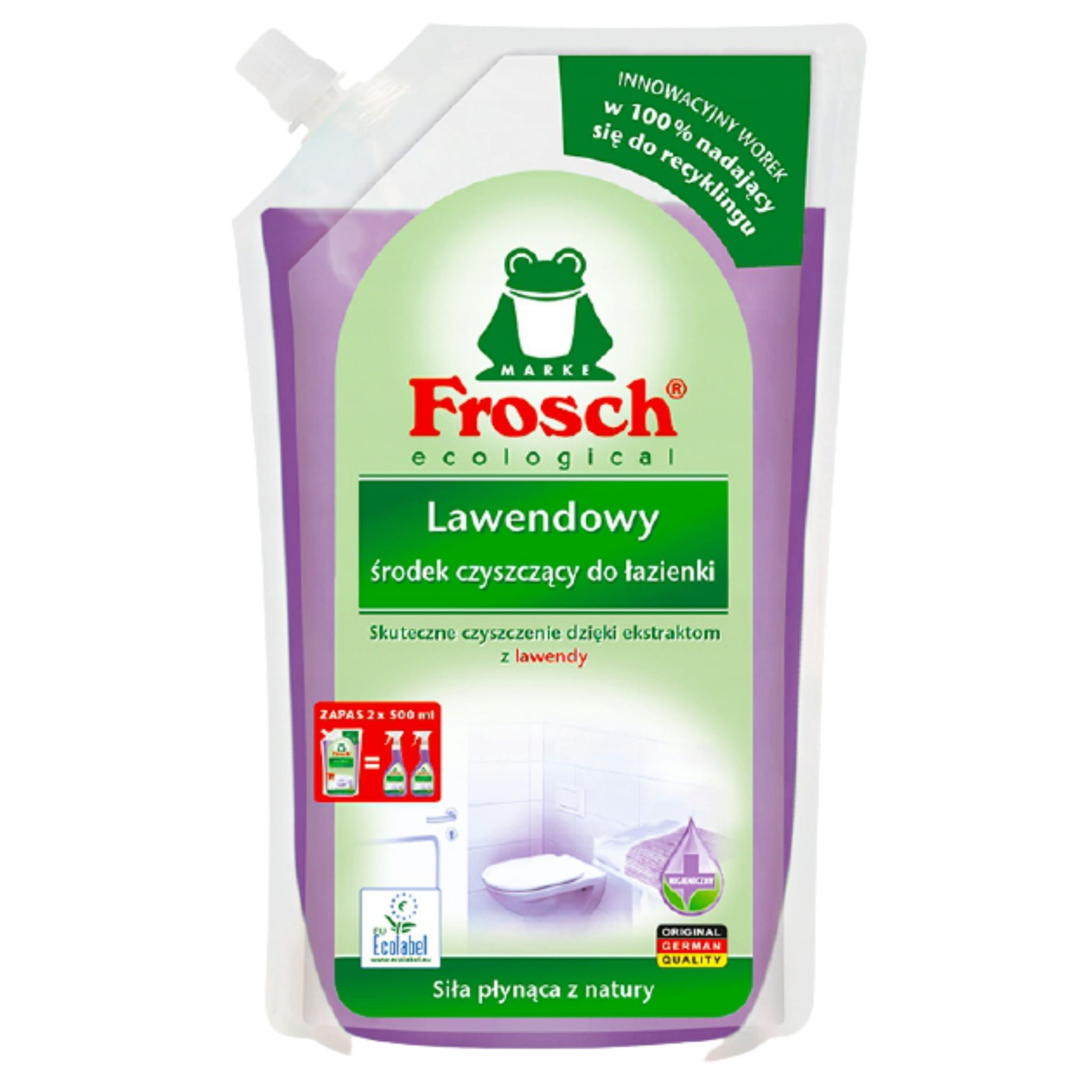 

Frosch Lawendowy do czyszczenia łazienki 1L Zapas