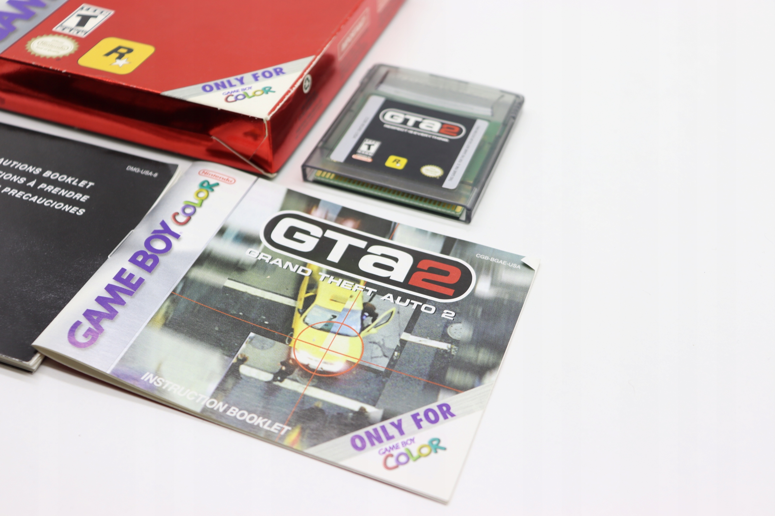 Grand Theft Auto 2 Gta 2 GBC GameBoy Color Producent 13AM Games