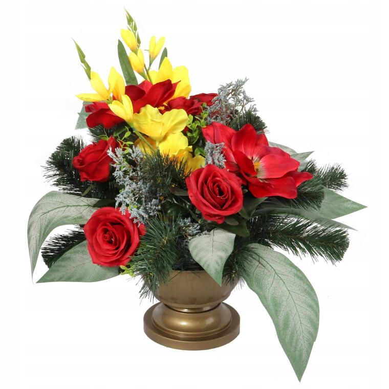 Dekorácia Náhrobný Elegantná Kompozícia v tlmených farbách Nr 4