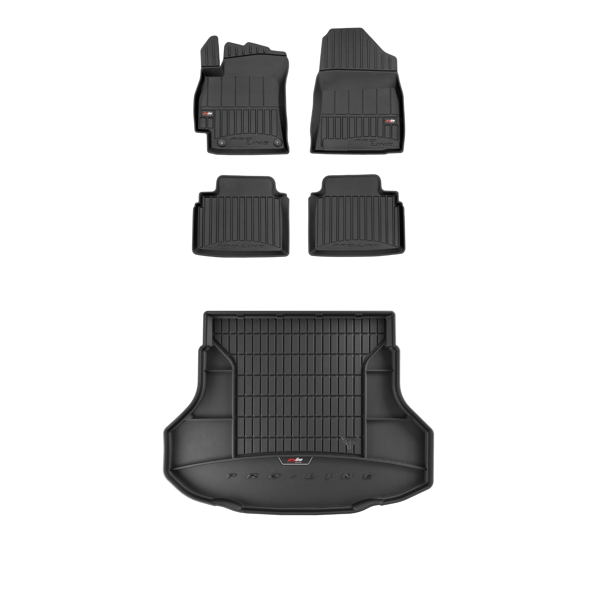 Frogum 3D Sada gumových koberců a rohože s logem pro Hyundai Elantra VII od 20 let