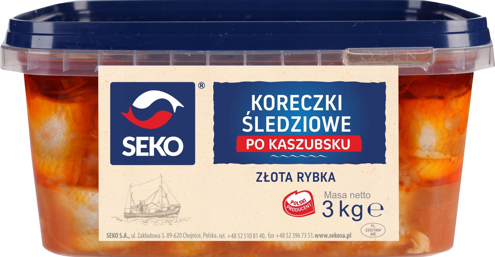 Koreczki Śledziowe Po Kaszubsku 3KG Seko