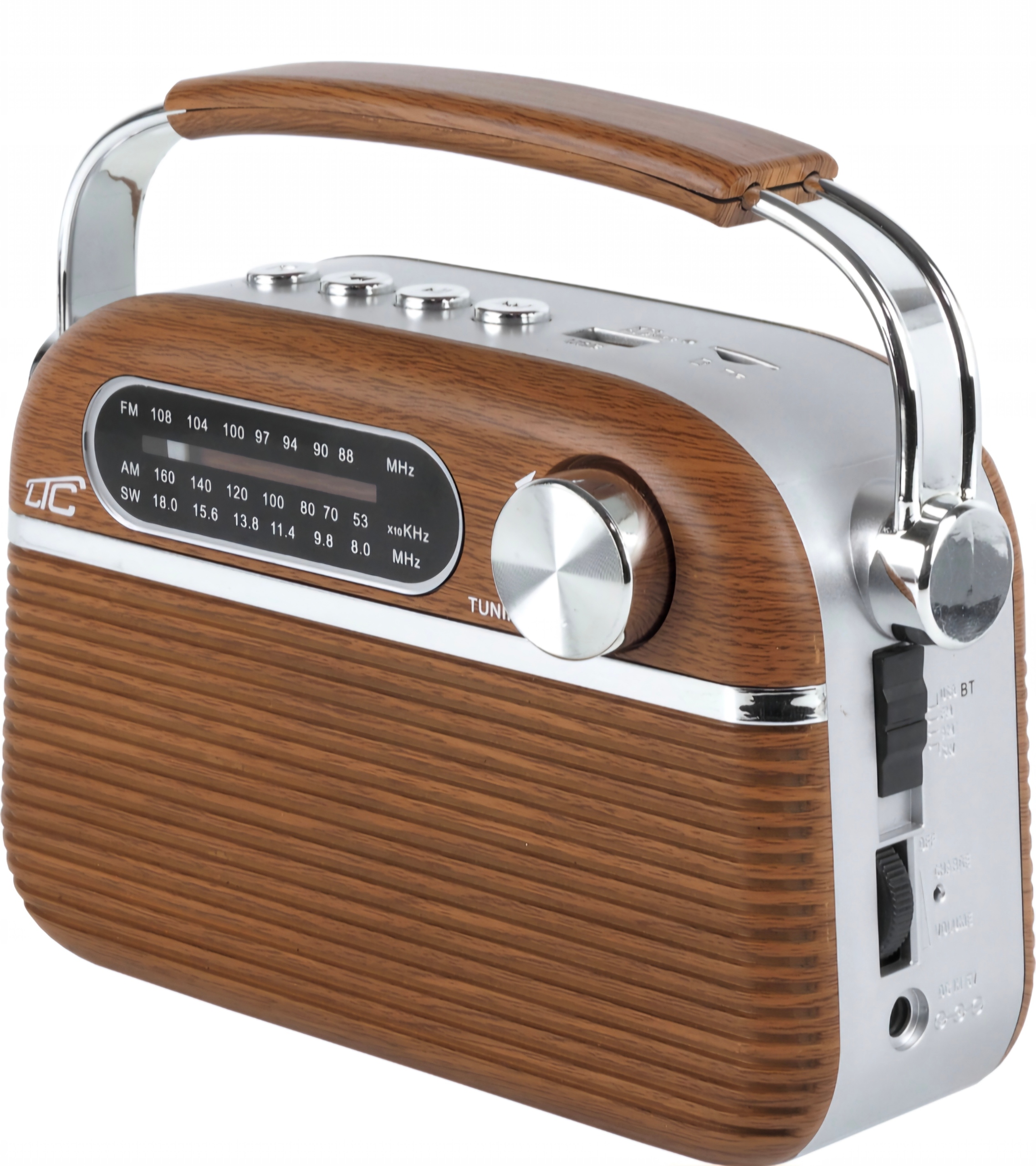 Radio przenośne FM LTC NIDA retro bluetooth LTC2027 Model NIDA