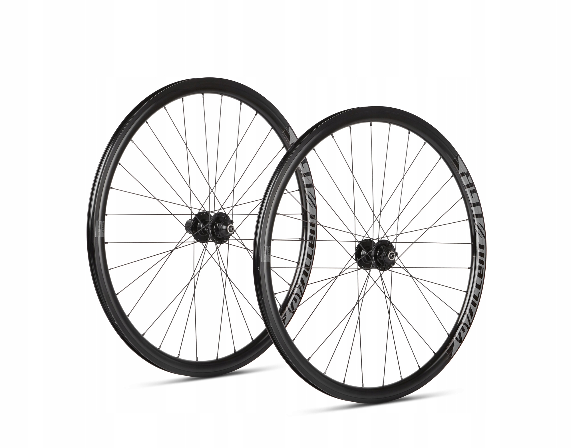 Koła Gravelowe Accent Tgr komplet 12x100 12x142 Hg Szaro-Żółte