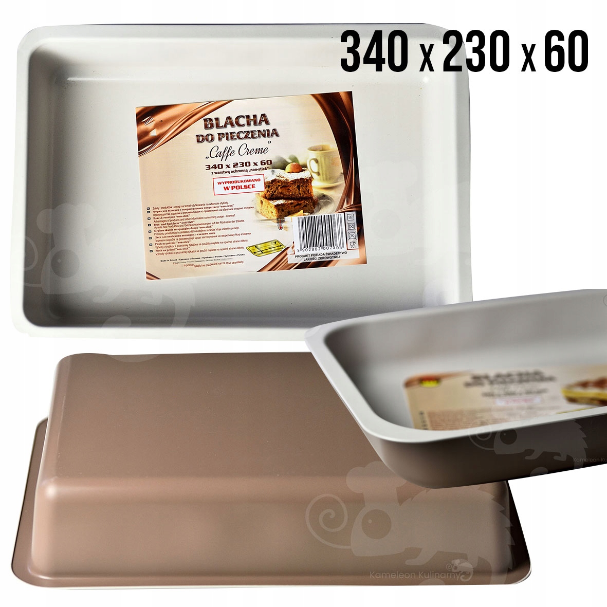 

Forma Blacha Do Pieczenia Caffe Creme Duża 34x23x6