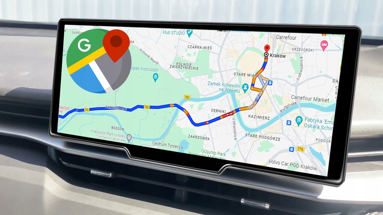 EKRAN RADIO APPLE CARPLAY ANDROID AUTO NAWIGACJA ANDROID 13 Radio brak informacji